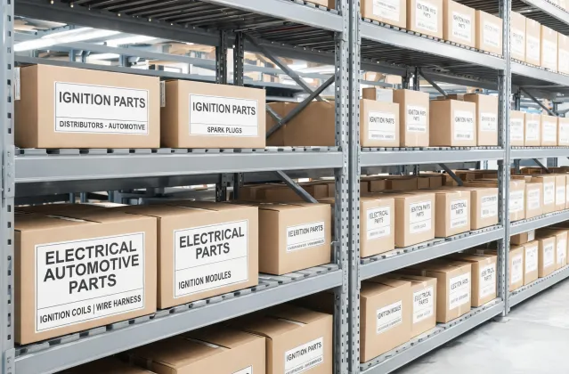 Warehouse staging for electrical parts