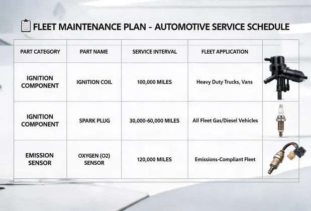 Fleet electrical parts planning